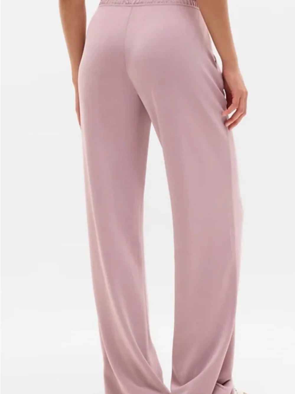 Athleta Light Pink Elastic Waistband Lounge Pants